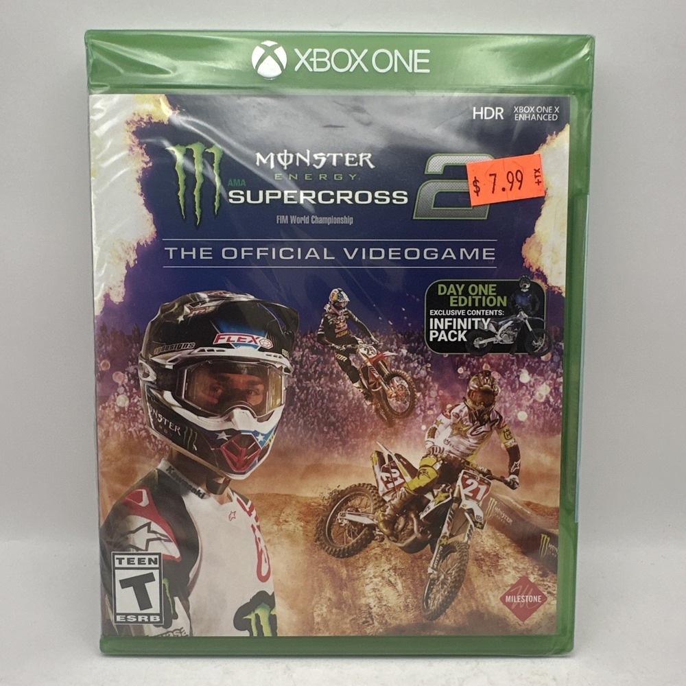 Monster Energy Supercross 4 Microsoft Xbox One Brand New Sealed